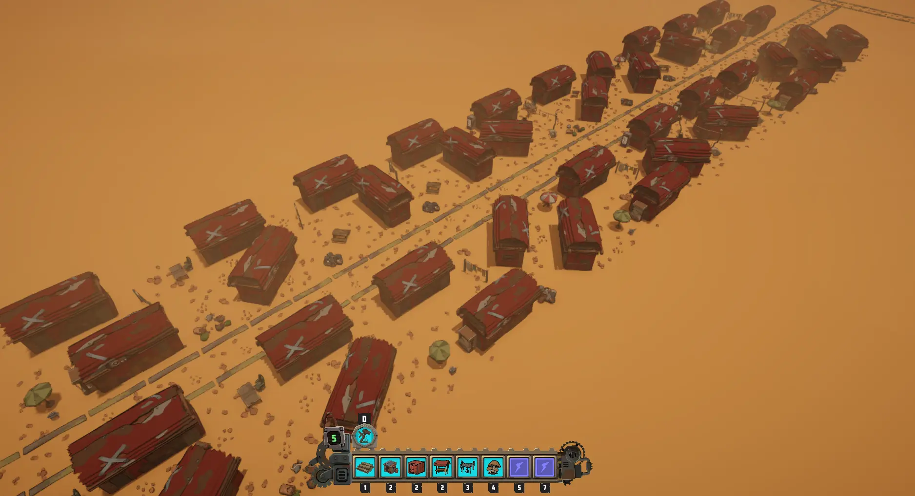 Housing system for scavengers tier in Andara post apocalyptic city builder