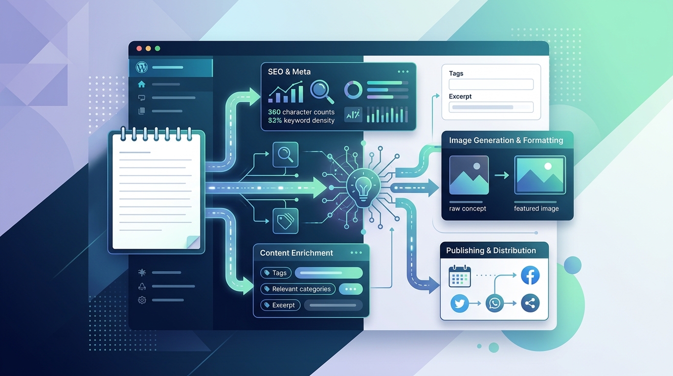AI WordPress plugin Gemini — I Built an AI WordPress Plugin That Handles My Entire Blog Workflow